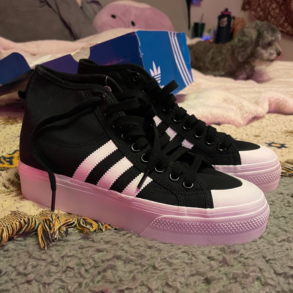 Adidas’s Nizza platform mid sneakers